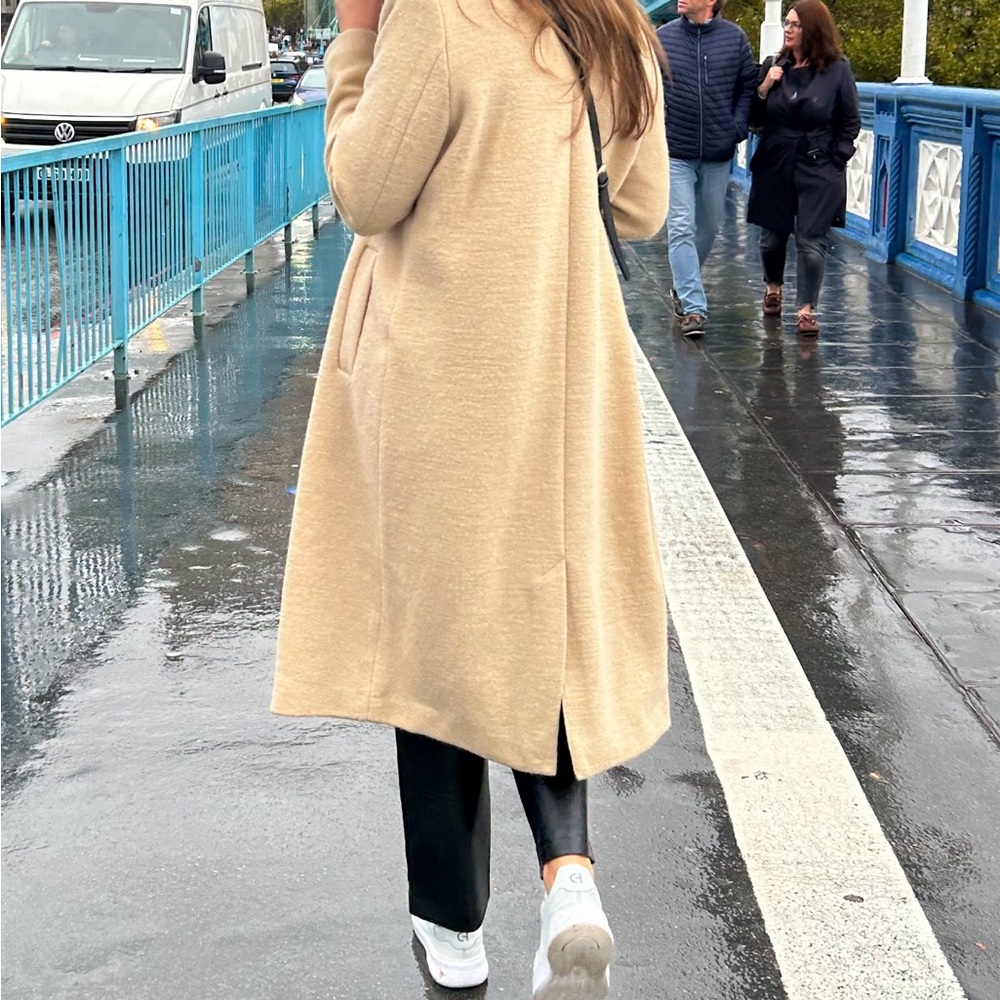 Stylish Tan Long Coat